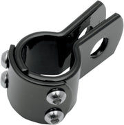 Drag Specialties Black Three-Piece 1 in. Frame Clamp