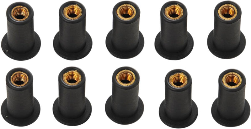 Drag Specialties Well Nuts - 10 Pack, Custom