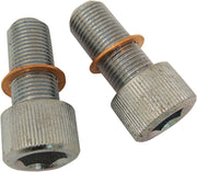 Drag Specialties Front Fork Damper Tube Bolt Kit for 2006-2017 Harley-Davidson Dyna and 2013-2017 Harley-Davidson Softail Motorcycles