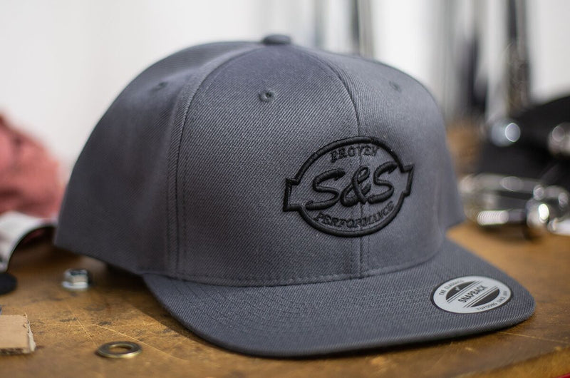 S&S Cycle Snapback Hat One Size Casual Wool