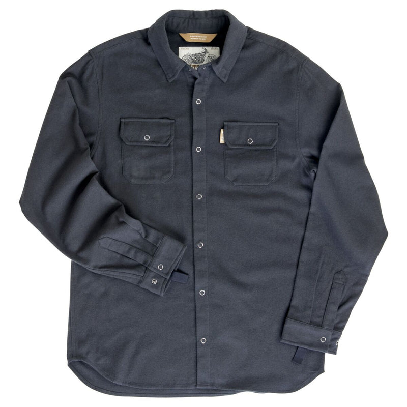 Biltwell Hi Test Flannel Shirt Black M Casual Cotton Each