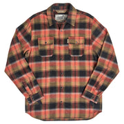 Biltwell Hi Test Flannel Shirt Brown Casual Cotton