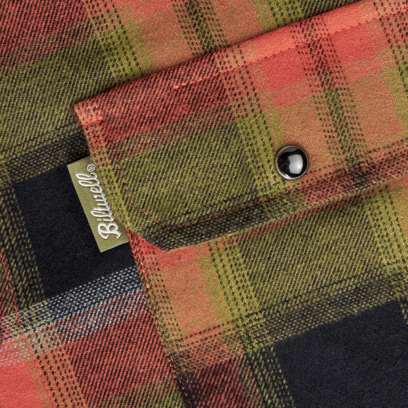 Biltwell Hi Test Flannel Shirt Brown Casual Cotton Each