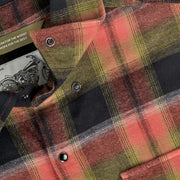 Biltwell Hi Test Flannel Shirt Brown Casual Cotton Each