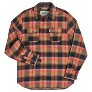 Biltwell Hi Test Flannel Shirt Brown Casual Cotton Each