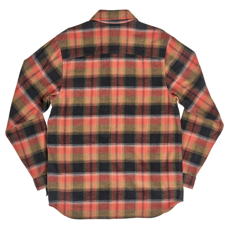 Biltwell Hi Test Flannel Shirt Brown Casual Cotton Each