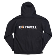 Biltwell Bolts Zip Hoodie Black Zip-Front M Casual Cotton Each