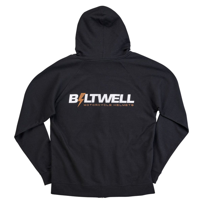 Biltwell Bolts Zip Hoodie Black Zip-Front Casual Cotton Each
