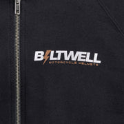 Biltwell Bolts Zip Hoodie Black Zip-Front Casual Cotton Each