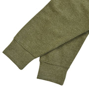 Biltwell Stencil Zip Hoodie Green Zip-Front Casual Cotton Fleece Each