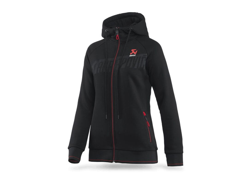 Akrapovic Women's Corpo Full-Zip Hoody - Black