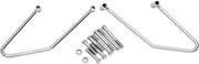 Drag Specialties Chrome Saddlebag Support Brackets for 2006-2017 Harley-Davidson Softail Motorcycles