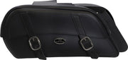 Saddlemen Drifter™ Slant Saddlebags Black Extra Jumbo Synthetic Leather Pair #3501-0321