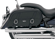 Saddlemen Drifter™ Slant Saddlebags Black Extra Jumbo Synthetic Leather Pair #3501-0321