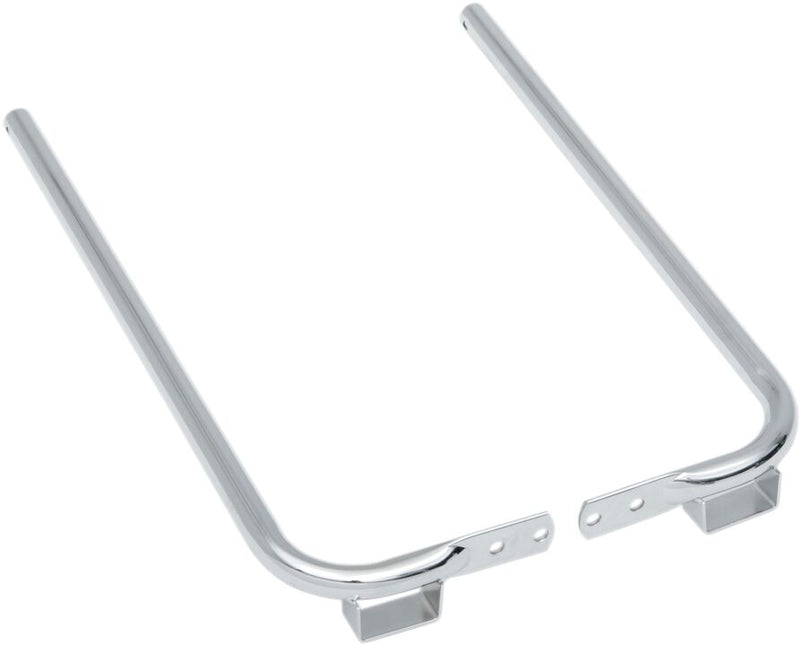 Drag Specialties Saddlebag Support - Steel, Pair - Chrome / Silver for Harley-Davidson Touring 1993-2008