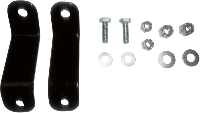 Drag Specialties Passenger Floorboard Mount Kit - Saddlebag Bracket Relocation KIT Flstc 00-14 - Black for Harley-Davidson Softail 2000-2017