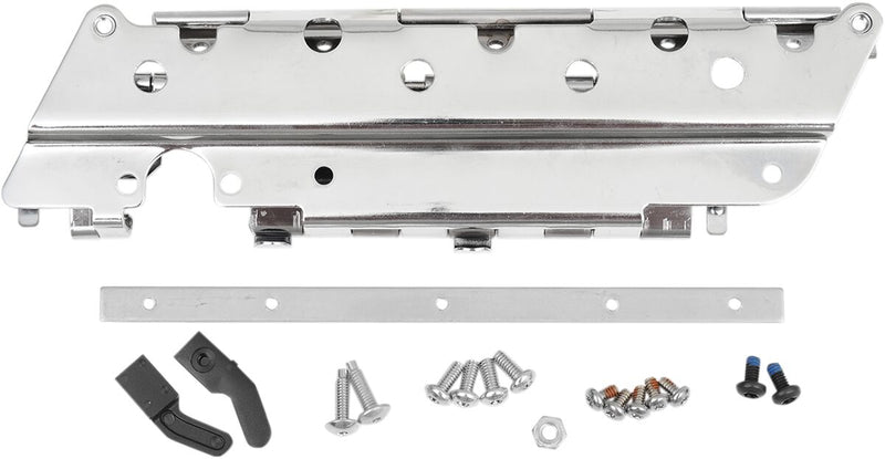 Drag Specialties Replacement Saddlebag Latch - OEM Compatible, Each - Chrome for Harley-Davidson Touring & Trike 1993-2013