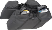 Drag Specialties Black Collapsible Soft Luggage for HD Hard Saddlebags for 2014-2025 Harley-Davidson Touring Motorcycles