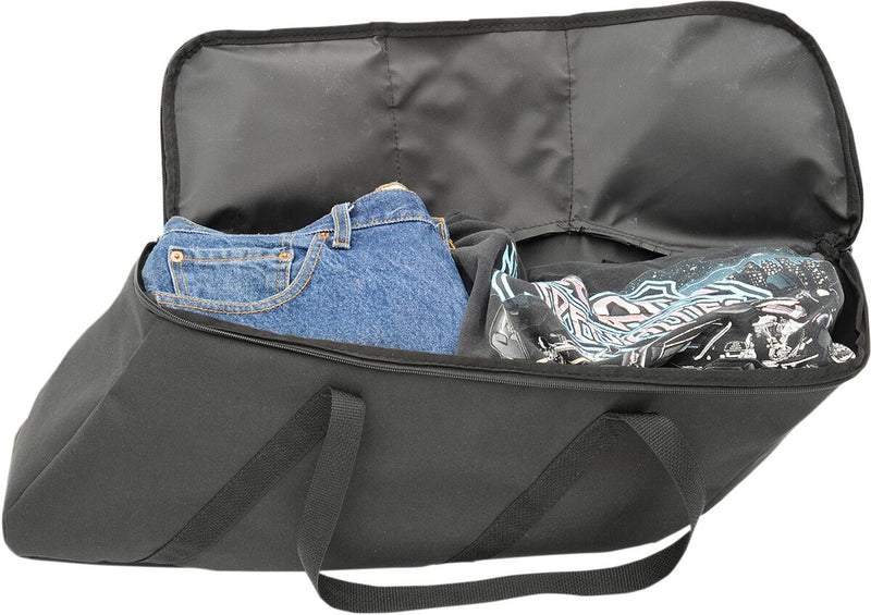 Drag Specialties Black Collapsible Soft Luggage for HD Hard Saddlebags for 2014-2025 Harley-Davidson Touring Motorcycles #3501-0942