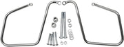 Drag Specialties Chrome Saddlebag Support Brackets for 2008-2017 Harley-Davidson Dyna Motorcycles #S77-0146DS