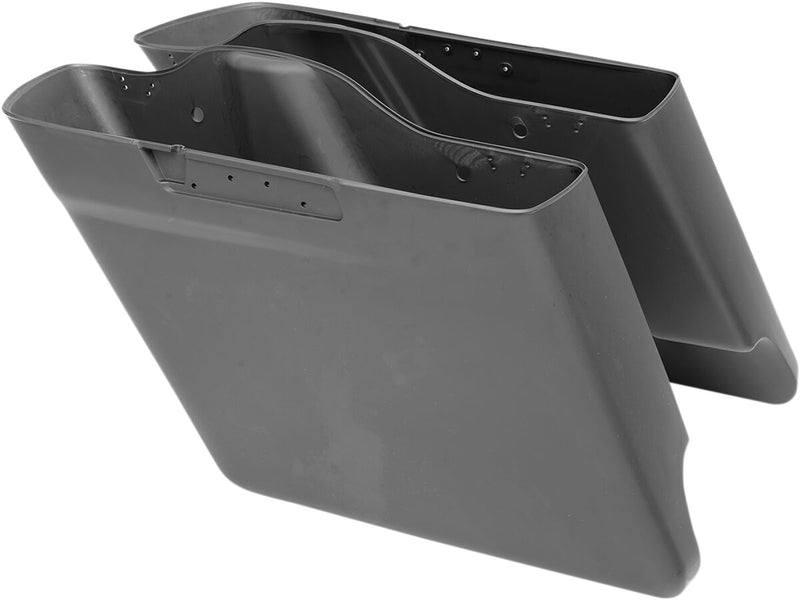 Drag Specialties Black Right Side Saddlebag Extension for 2014-2025 Harley-Davidson Touring Motorcycles #MTBY-1182