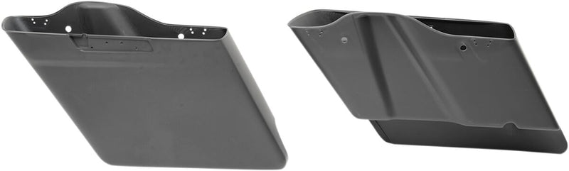 Drag Specialties Black Left Side OEM-Style Saddlebag Extension for 2014-2025 Harley-Davidson Touring Motorcycles
