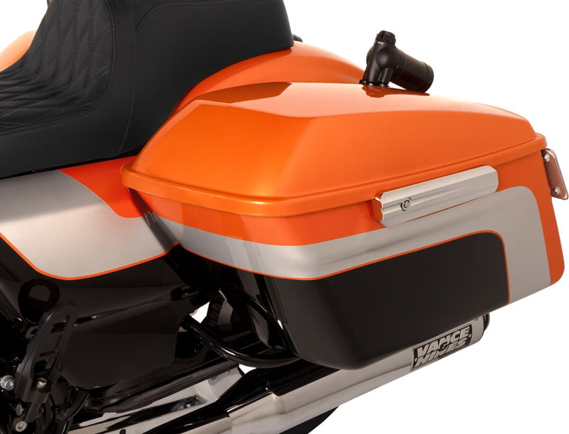Drag Specialties Chrome Hinge Covers for 2014-2020 Harley-Davidson Touring Motorcycles