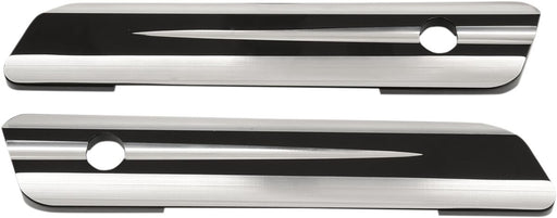 Drag Specialties Black Hinge Covers for 2014-2025 Harley-Davidson Touring Motorcycles