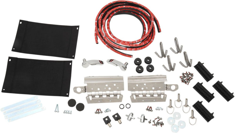 Drag Specialties 14-18 Dresser OEM-Style Hard Saddlebag/Lid Hardware Kit for 2014-2025 Harley-Davidson Touring Motorcycles