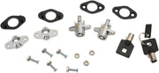 Drag Specialties Leather Saddlebag Lock Kit for 1986-2017 Harley-Davidson Heritage Softail Motorcycles