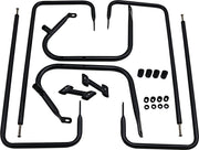 Drag Specialties Gloss Black Saddlebag Guard/Side Rail Kit for 1999-2008 Harley-Davidson Touring Motorcycles