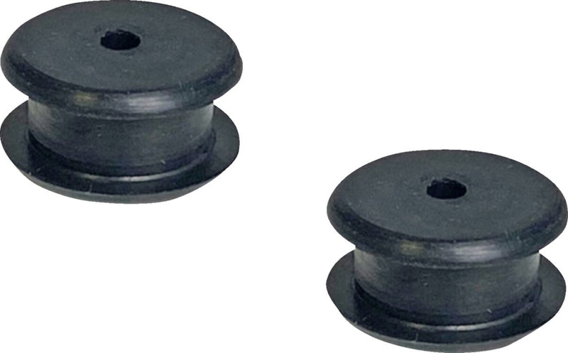 Custom Dynamics Saddlebag Grommet - Rubber, Pair - Black for Harley-Davidson Touring, Softail, Sportster & Dyna 2014-2025