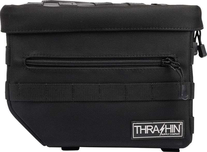 Thrashin Supply Co. Essential Throw-Over Saddlebags In Black