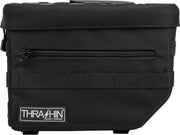 Thrashin Supply Co. Essential Throw-Over Saddlebags In Black