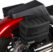 Thrashin Supply Co. Essential Throw-Over Saddlebags In Black