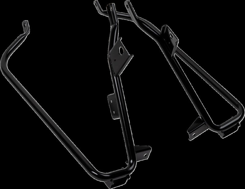 Drag Specialties Saddlebag Support - Steel, Pair - Black / Gloss for Harley-Davidson Touring 2009-2013