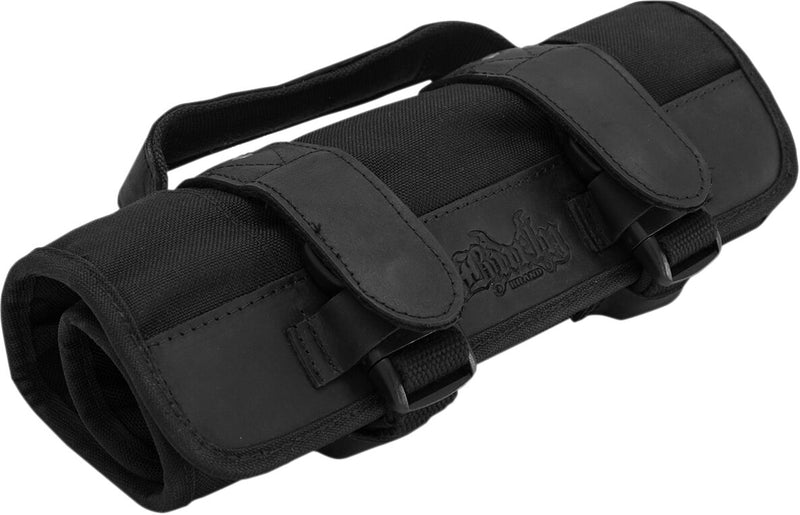 Burly Brand Tool Roll - Each, 26,5 cm (10-1/2"), Cordura /  Leather - Black