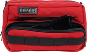 Thrashin Supply Co. Handlebar Bag Plus Orange Red 1050D Nylon #THB-0017