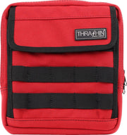 Thrashin Supply Co. Handlebar Bag Slim Red 1050D Nylon #THB-0034