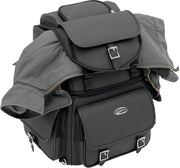 Saddlemen Plain B3400EX/S Combination Backrest, Seat and Sissy Bar Bag