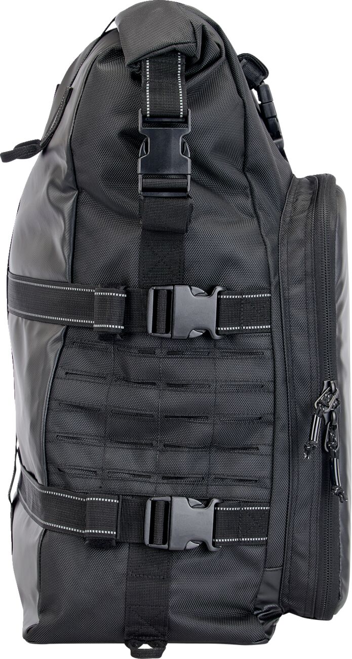Biltwell EXFIL-80 Bag Sissy Bar Bag Black 1680D Polyester Nylon Each