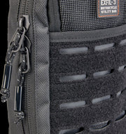 Biltwell EXFIL-3 Bag 2.0 Travel Bag Black 1680 Denier Ballistic Nylon Each
