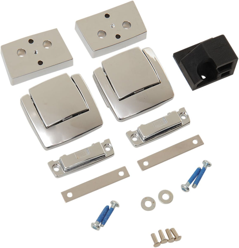 Drag Specialties Tour-Pak Latch Kit for 1995-2013 Harley-Davidson Touring and 2009-2013 Harley-Davidson Trike Motorcycles