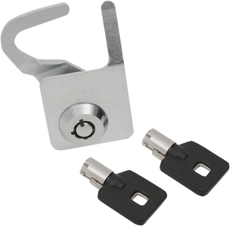 Drag Specialties Tour-Pak Lock w/Key for 1992-2013 Harley-Davidson Touring and 2009-2013 Harley-Davidson Trike Motorcycles