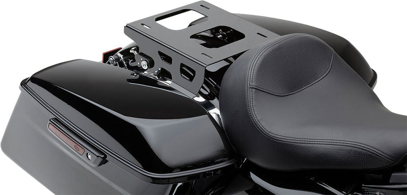 Cobra Solo Tour Pack - Steel, Each - Black for Harley-Davidson Touring 2014-2025