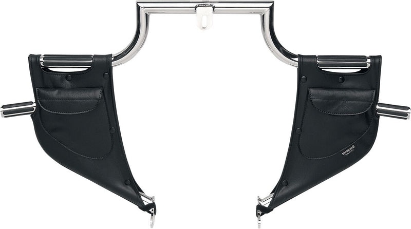 Drag Specialties Plain Lowers for Lindby Highway Bars for 2000-2017 Harley-Davidson Softail Motorcycles #3550-0032