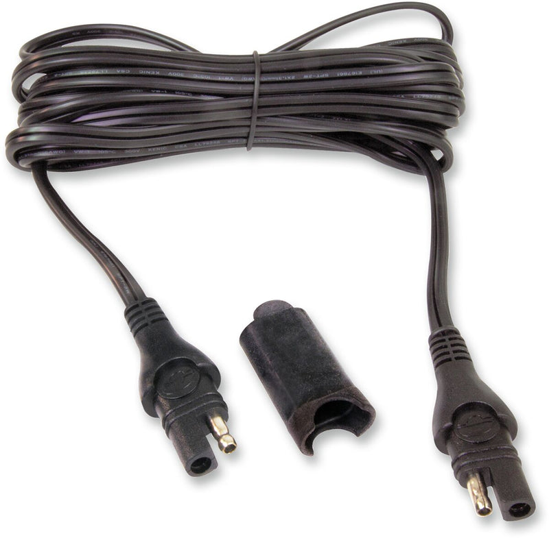 TecMate Optimate™ Charger Cable Extension - Battery Charger, Each, 15 cm (6") - Black