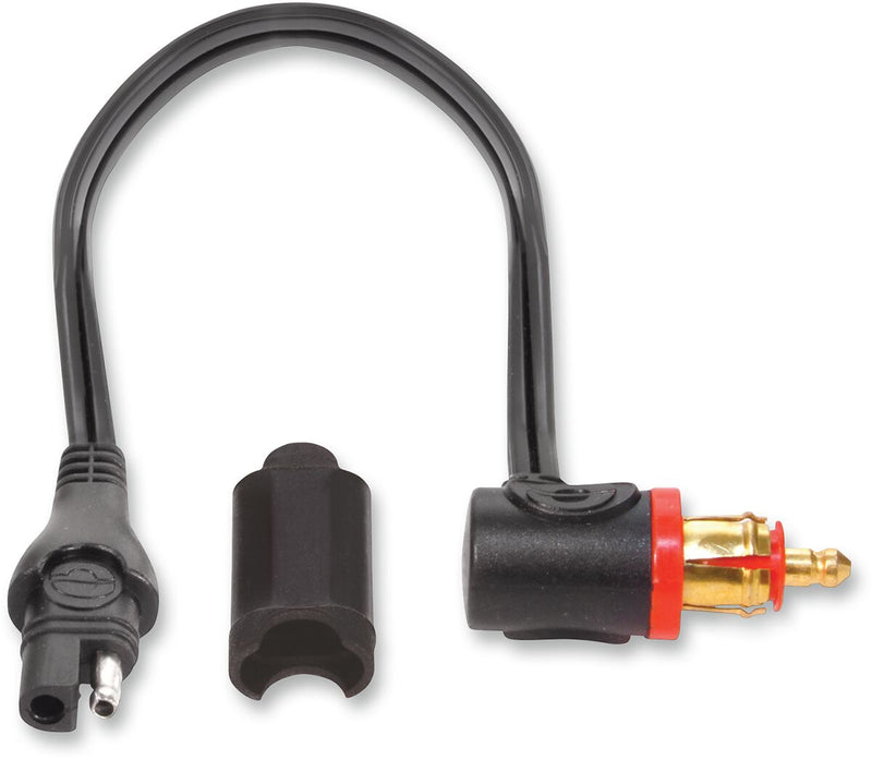 TecMate Optimate™ Charger Cable Adapter - 15 cm (6"), Each, Battery Charger - Black