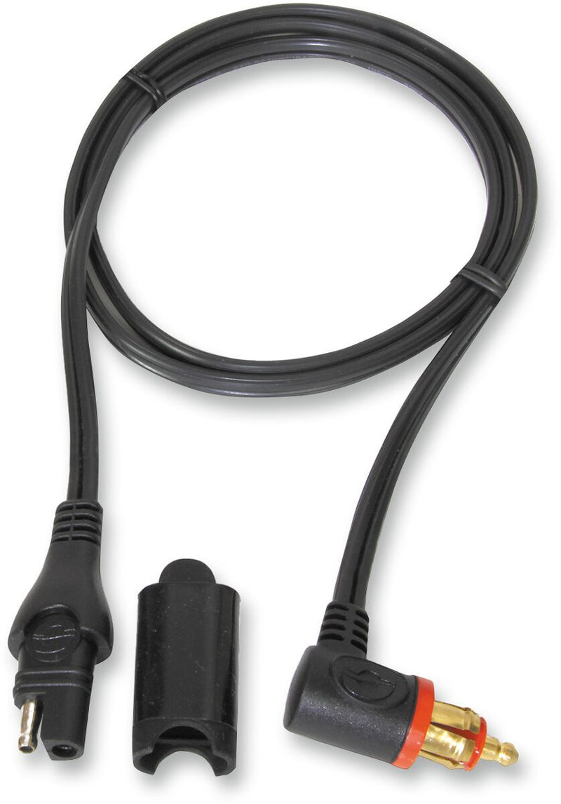 TecMate Optimate™ Charger Cable Adapter - 120 cm (47-1/4"), Battery Charger, Each - Black