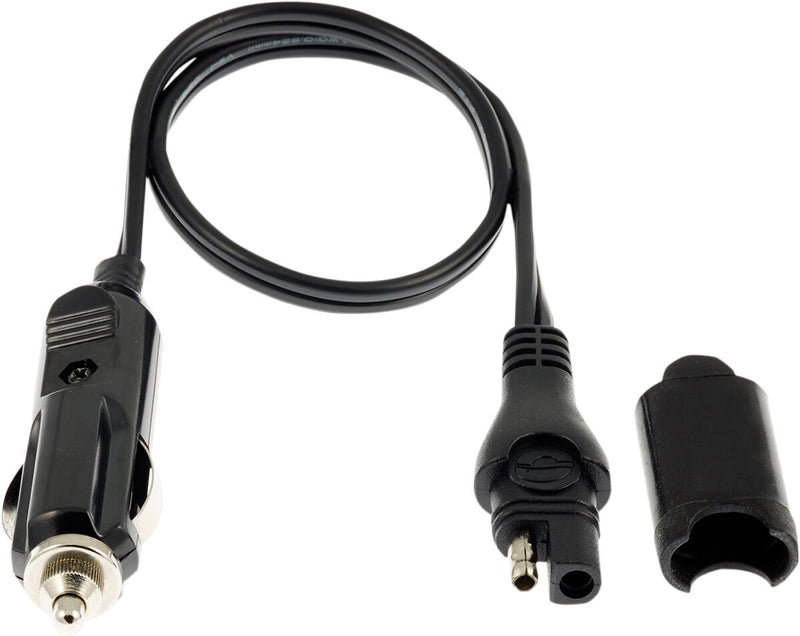 TecMate Optimate™ Charger Cord Adapter - 50 cm (20"), Battery Charger, Each - Black